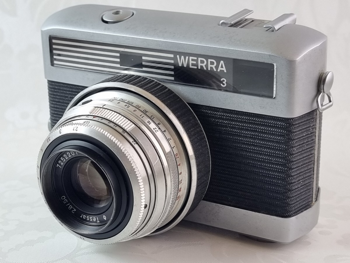 GERMAN 35 MM FILM CAMERA; CARL ZEISS JENA WERRA 3 Rangefinder