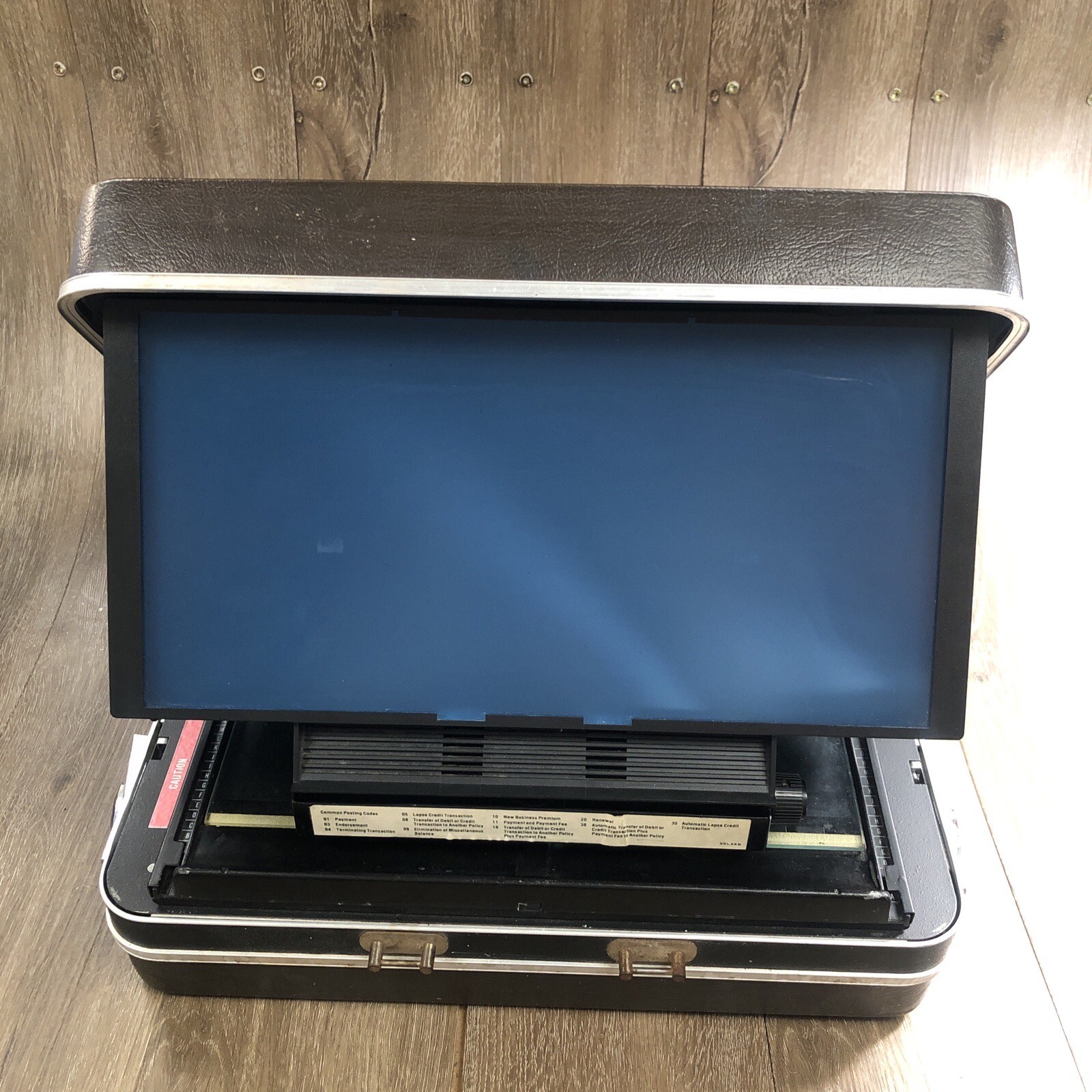 Vintage WSI SAAM Portable Microfilm Reader Tested eBay