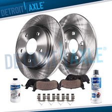 Rear Disc Rotors Ceramic Brake Pads for 2016 - 2018 Hyundai Sonata Kia Optima