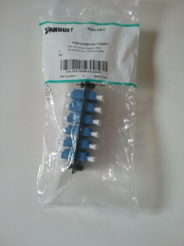 PANDUIT-FAP12WBUDLCZAPF adapter panel 12 LC Dupl adptr. (4 available)