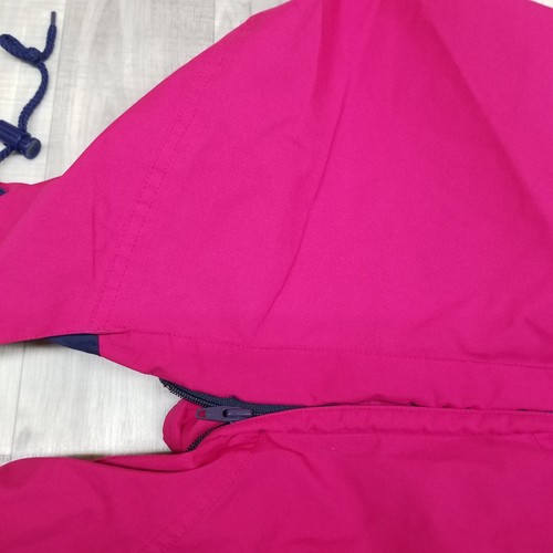 ✅VTG Eddie Bauer Jacket Pink Gore-Tex Windbreaker Women's LARGE Coat✅BROKEN SNAP - Picture 8 of 12