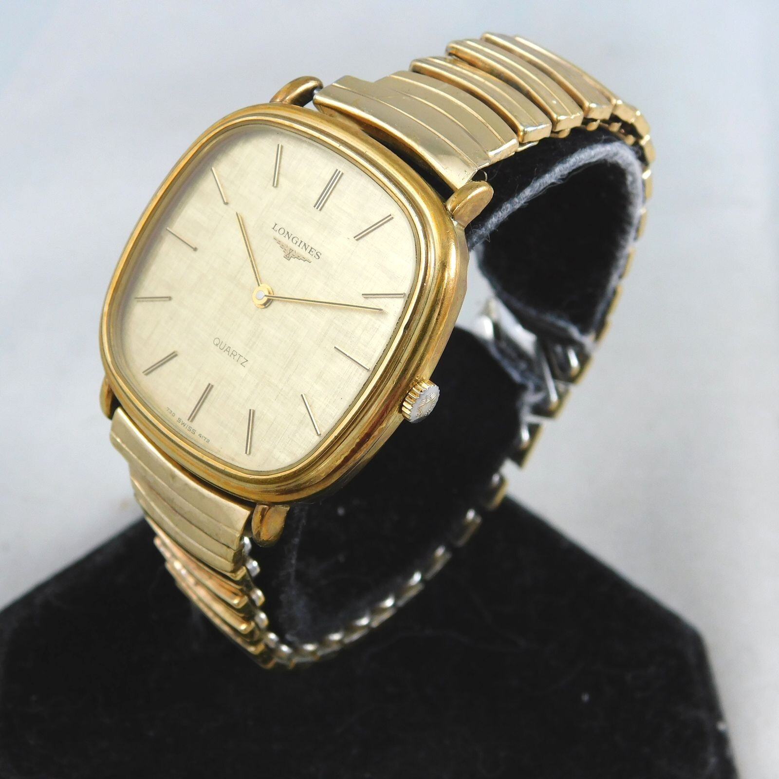 LONGINES MEN'S GOLD PLATED VINTAGE WATCH SWISS MADE QUARTZ E497 eBay
