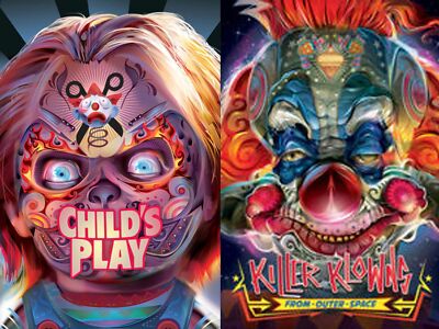 Child's Play Chucky & Killer Klowns from Outer Space 2-DVD, NEW