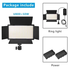 U800 LED Photo Studio Light for Tiktok Youbute Game Live Video Lighting Portable