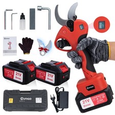 Forbici da Potatura a Batteria Cesoie Elettriche con 2x3000mAh Batterie Giardino