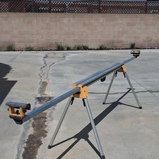 DEWALT DWX725 Foldable Aluminum Saw Stand, Clamping, Silver/Yellow