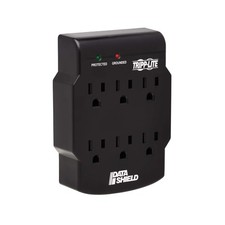 Tripp Lite 6 Outlet Surge Protector Power Strip, Direct Plug in, Bl... Fast Ship