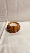 Jim Shore Heartwood Creek Pumpkin Votive Tea Light Candle Holder 2011