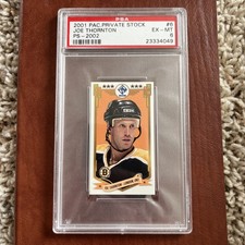 2001-02 Private Stock PS 2002 Action #6 Joe Thornton  