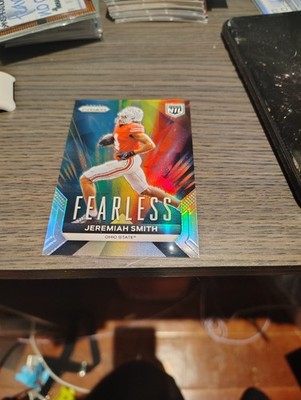 2025 Panini NIL Jeremiah Smith Fearless Prizm Refractor Ohio State   