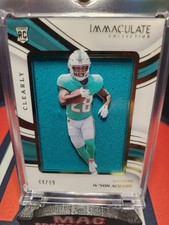 2023 Panini Immaculate Clearly  Rookie Jersey De'Von Achane #IRJ-DA /99 (MEM, RC