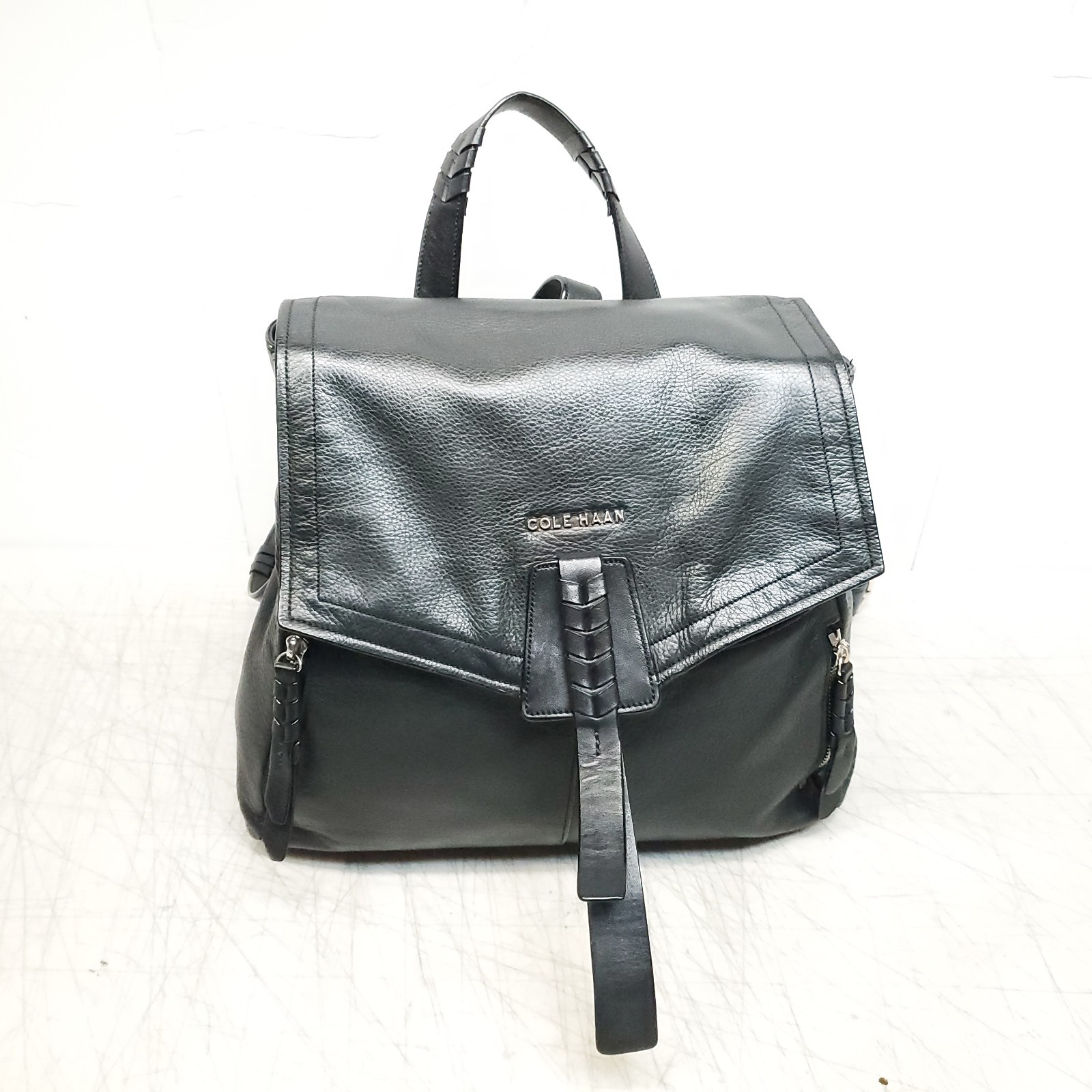Authentic Cole Haan Leather Backpack - image 1