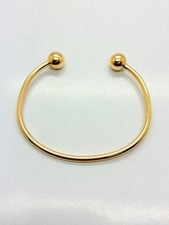 9ct Yellow Solid Gold Torque Bangle – 3.0mm