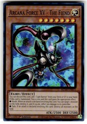 Arcana Force XV - The Fiend MZMI-EN015 1st Edition Super Rare