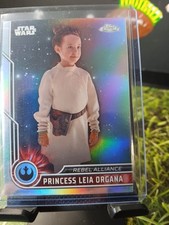 2023 Topps Chrome Star Wars Refractor 17 Princess Leia Organa NM Rebel Alliance