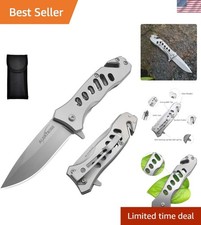 EDC Cool Sharp Tactical Folding Pocket Knife,SpeedSafe Spring Assisted Openin...