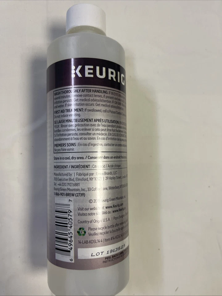 Solução de descalcificação KEURIG - Imagem 3 de 4