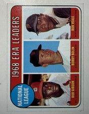 1969 Topps Set-Break #  8 NL Era Leaders NR-MINT Bob Gibson Bob Veal