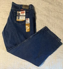 Wrangler Five Star Premium Jeans Men’s 42 X 30 Relaxed Fit Blue New