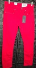 Evolution in Design slim-fit jeans  vibrant red color. Size 32 + 32 L NWT — photo 1