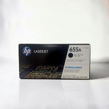 HP 655A Black Original LaserJet Toner Cartridge CF450A New Open Box - Repacka