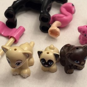 3 Pounds LEGO Friends Animal Care Clinic 41085  Horses Dog Ca Turtle No Figures