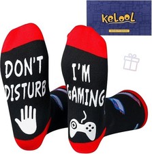 Do Not Disturb I'm Gaming Socks,Men Gifts for Men Teen Boys Dad Him Son Fathers,
