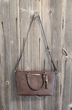 EUC Brahmin Mini Asher Brown Assorted Pebbled.