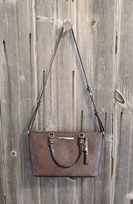 EUC Brahmin Mini Asher Brown Assorted Pebbled.
