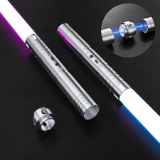 Dueling Lightsaber for Kids-15 RGB Colors Changeable Light Sabers with 4 Modes F