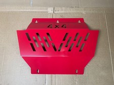 Bash Plate Red For Isuzu Dmax 2012-19 3mm Front Engine Sump Guard Protection 1pc