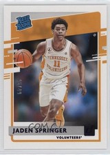 2021-22 Panini Chronicles Draft Picks Purple 45/49 Jaden Springer Rookie RC 05ol