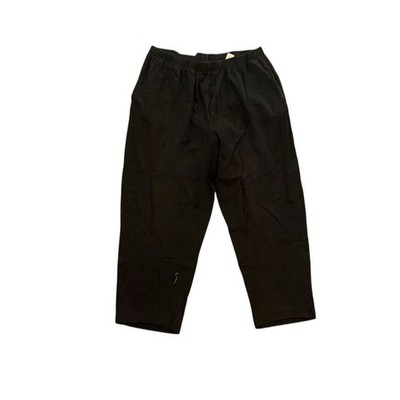 Vintage 80s Bechamel Cropped Pull On Casual Pants Black L
