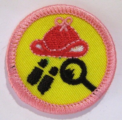 Girl Scout Junior MARVELOUS MYSTERY BADGE Sherlock Holmes Council Own Patch WV