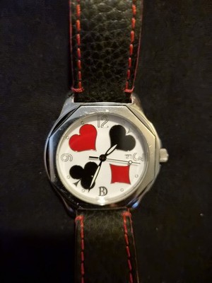 DiBur Mens Automatic Poker Theme Watch
