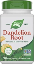 Nature's Way Dandelion Root, Traditional Diuretic Herb*, 100 Count