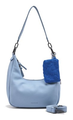FREDsBRUDER Color Kiss Collection Hobo Bag Umhängetasche Aqua Blue hellblau Neu