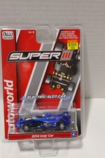 Auto World Super III, 2014, 2 Indy Slot Car, NIP 7B 