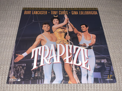 Trapeze (Laserdisc) WIDESCREEN BURT LANCASTER TONY CURTIS GINA LOLLOBRIGIDA 