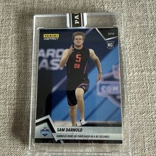 Sam Darnold Panini Instant Football 2018 #3 1/1 ?Combine first Rookie Card!. rookie card picture