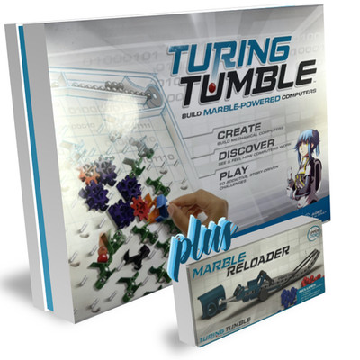 TURING TUMBLE Game + Marble Reloader | Build Marble-Powered Computers NEW