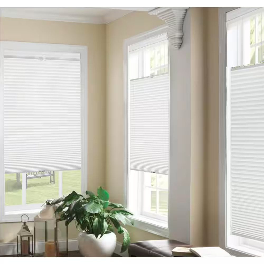 Top down Bottom up White Cordless Cellular Shade - 22 In. W 