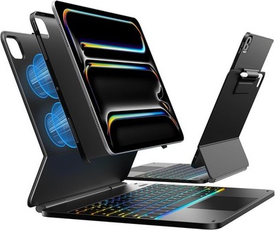 typecase Edge+ Tastatur Hülle für 2024 iPad Pro 13 Zoll (M4), Ultra-Slim Detachab