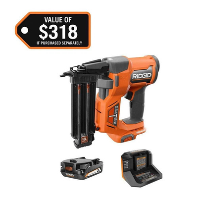 #ad #ad Ridgid R09891B 18V Brushless Brad Nailer Home Depot Sealed $270.00