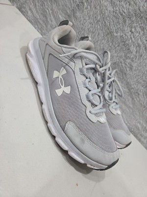 Under Armour Mens Charged Assert 9 Running Shoes Mod Gray Mens Size 