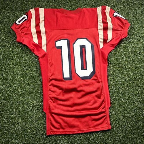 Maglia Nike NCAA Pro Model 2002 Ole Miss Rebels Eli Manning autografo emesso rosso - Foto 15 di 19