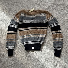 Vintage 1970  s/80  s New Old Stock Bago Limited Striped Sweater Size M