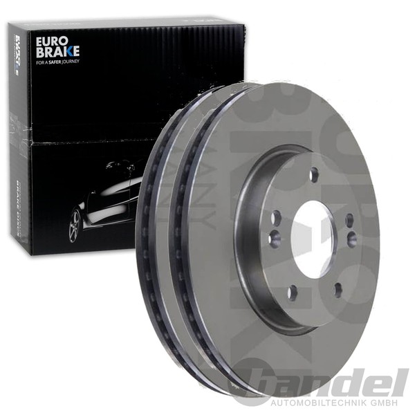 2X Eurobrake Bremsscheiben 280Mm BelÜFtet Vorne Passend FÜR Hyundai I30 KIA-image
