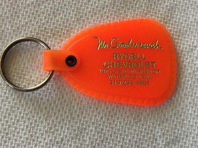 Rydell Chevrolet / Mr Goodwrench Waterloo IA Keychain, Iowa Key Ring Accessory