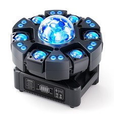 6 Arms Bee Eye Stage Light LED Moving Head Beam Light Laser DJ Disco Party Bar